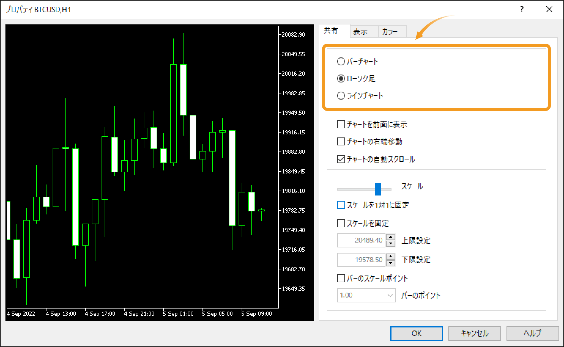 チャート変更3