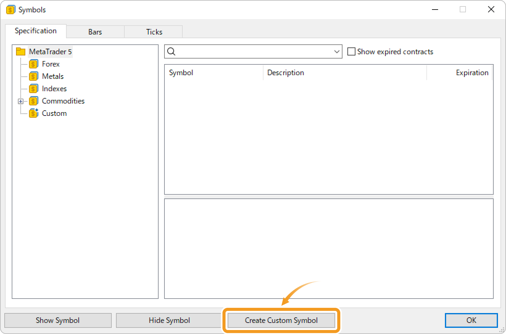 Click Create Custom Symbol