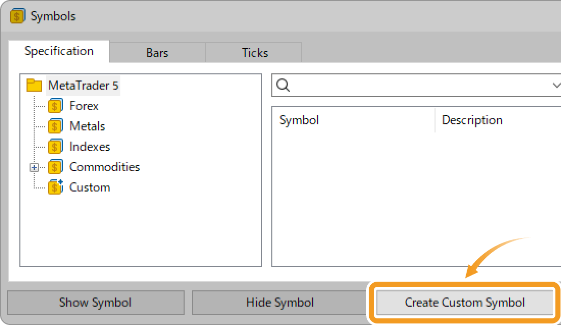 Click Create Custom Symbol