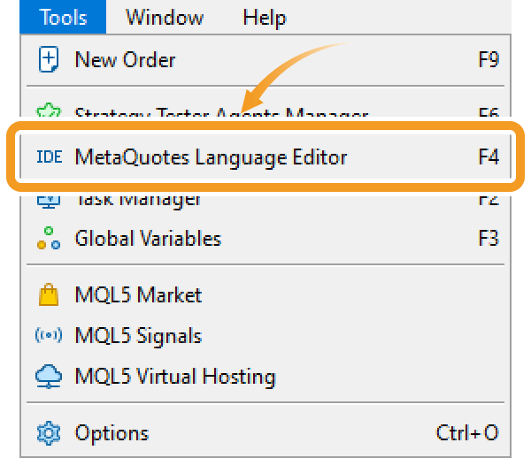 MetaQuotes Language Editor