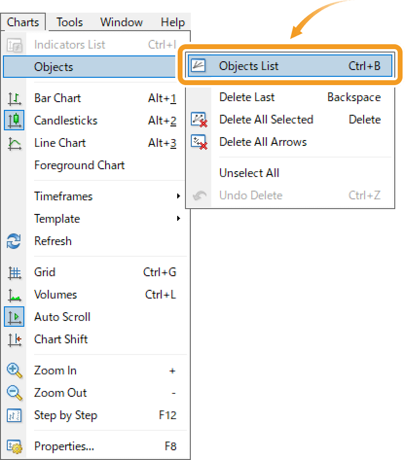 Remove trendlines from a chart at once