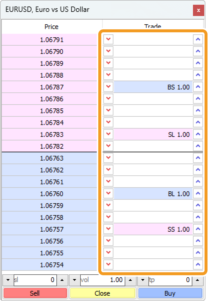 Check a pending order in the Trade tab of the Terminal