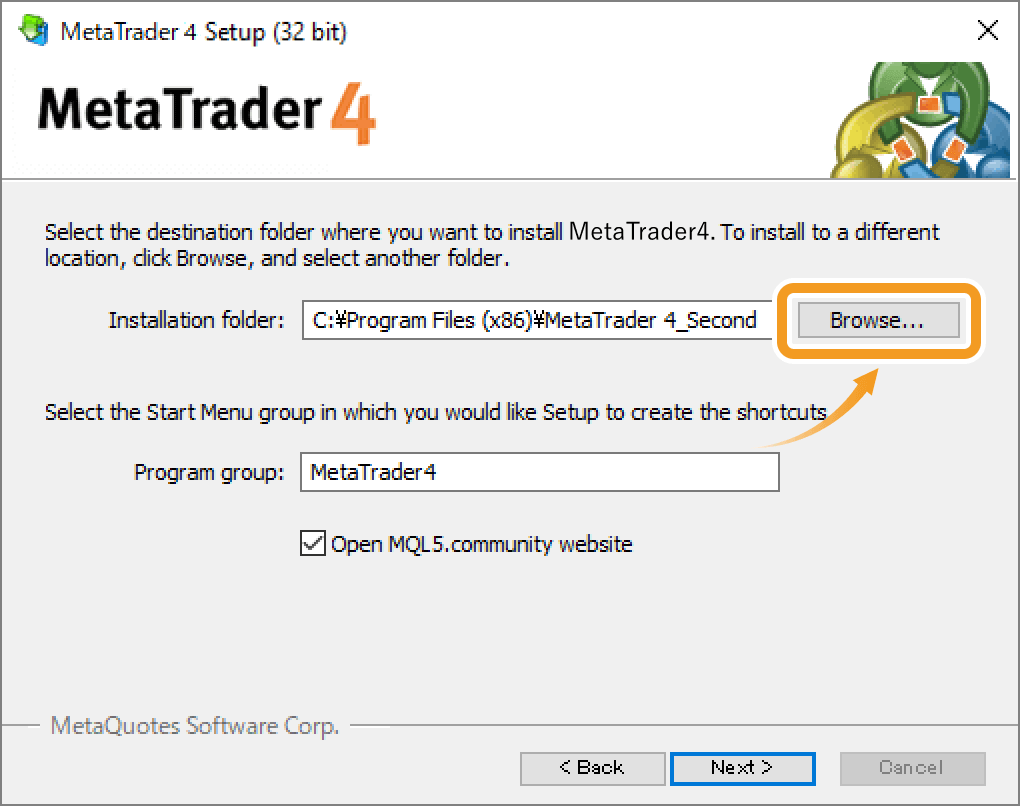 MT4 shortcuts