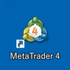 MetaTrader4ショートカットをクリックし、MetaTrader4を起動