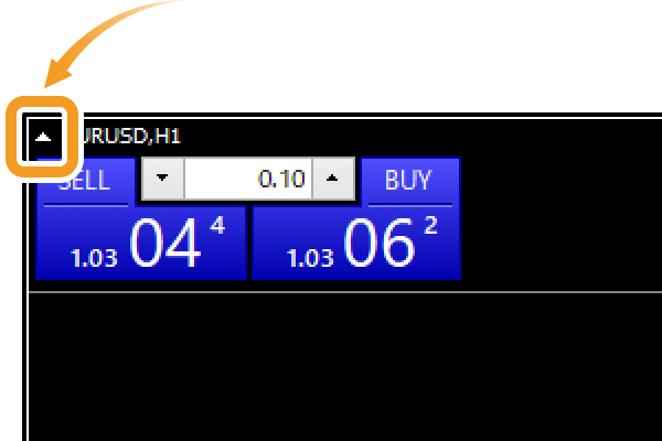 Close the trading panel