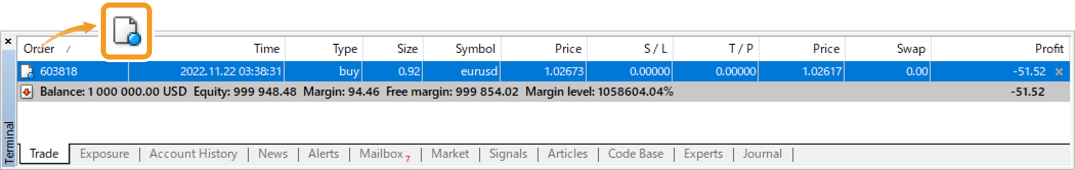 Delete trailing stop