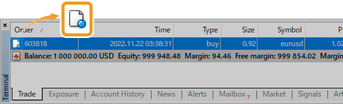 Delete trailing stop