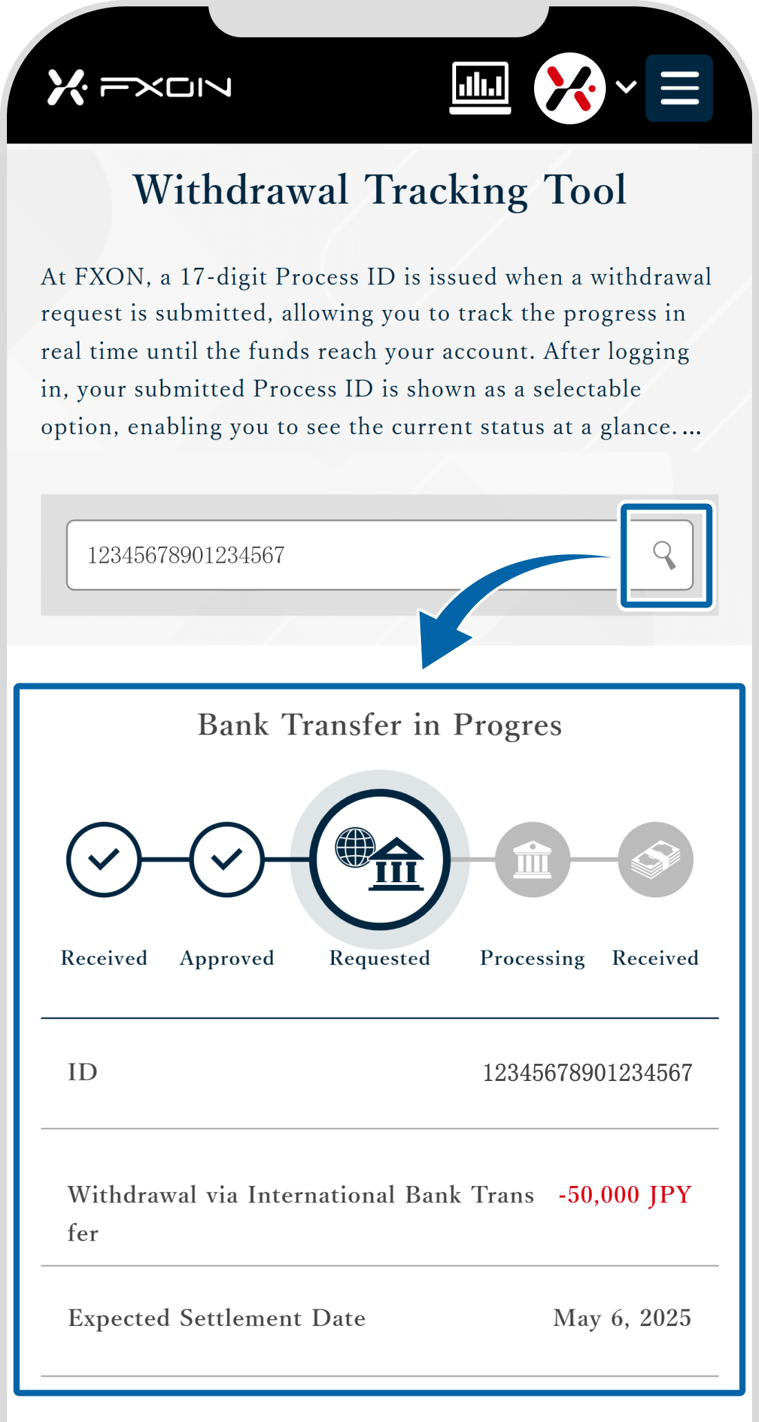 Withdrawal Tracking Tool