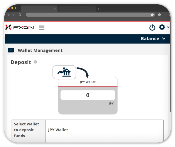 Deposit at least 100 USD