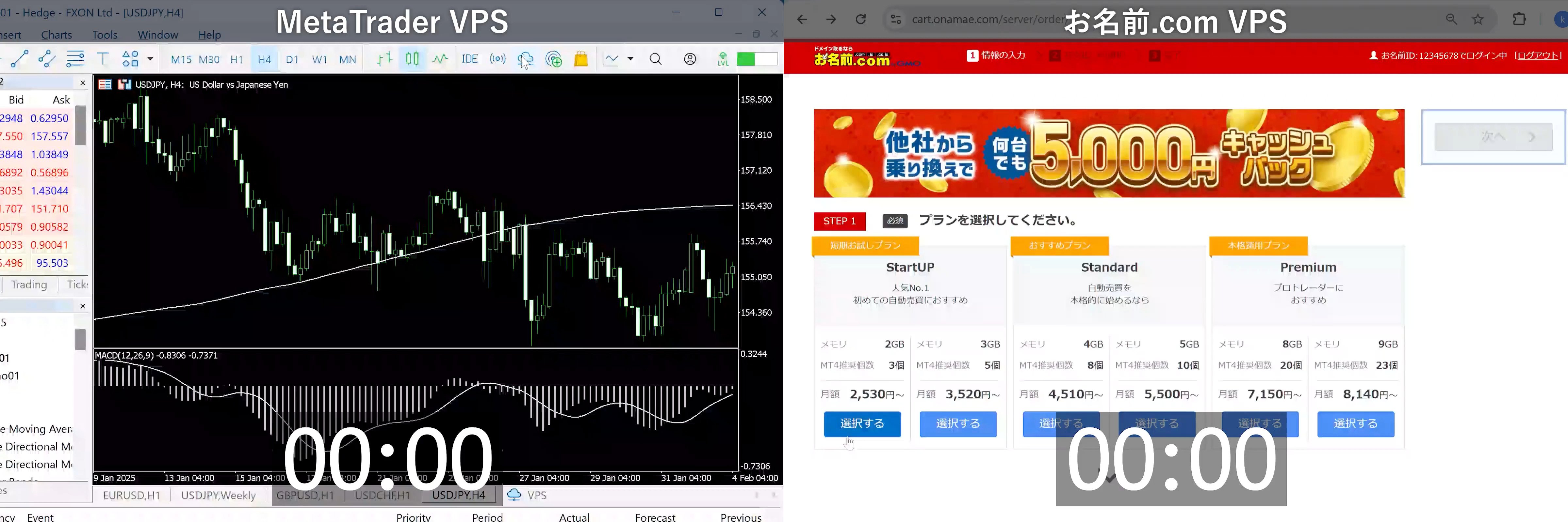 ♪リアン♪フォロ割値引き相談可能様②専用 1ミリ秒の衝撃】約定精度を極限まで高めるMetaTrader VPSが今